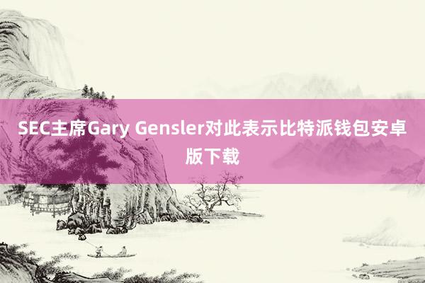 SEC主席Gary Gensler对此表示比特派钱包安卓版下载