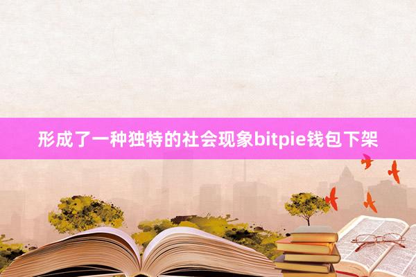 形成了一种独特的社会现象bitpie钱包下架